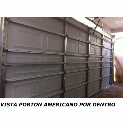 Portón Americano una Cara Metálica 2250